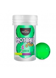 Лубрикант на силиконовой основе Hot Ball Plus с покалывающим эффектом (2 шарика по 3 гр.) - HotFlowers - купить с доставкой в Бердске