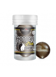 Анальный лубрикант на масляной основе Hot Ball Plus Conforto (2 шарика по 3 гр.) - HotFlowers - купить с доставкой в Бердске