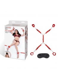 Красная фиксация на матрас Classic Bedspreader - Lux Fetish - купить с доставкой в Бердске
