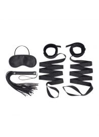Эротический набор 4PC Bondage Bed Strap   Flogger Kit - Lux Fetish - купить с доставкой в Бердске