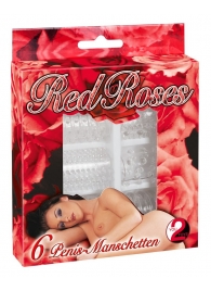 Набор из 6 насадок с шипиками Red Roses - Orion - в Бердске купить с доставкой