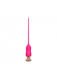 Розовый тонкий стимулятор Nipple Vibrator - 23 см. - I-MOON - купить с доставкой в Бердске