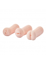Набор из 3 мастурбаторов The Girl Next Door Tina - Dream Toys - в Бердске купить с доставкой