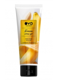 Лубрикант на водной основе OYO Aroma Gel Banana с ароматом банана - 75 мл. - OYO - купить с доставкой в Бердске