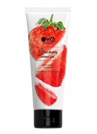 Лубрикант на водной основе OYO Aroma Gel Strawberry с ароматом клубники - 75 мл. - OYO - купить с доставкой в Бердске