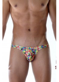 Яркие трусы-слипы с цветным геометрическим узором - Don Moris купить с доставкой
