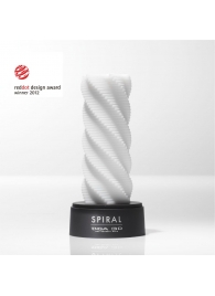 Белый 3D мастурбатор SPIRAL - Tenga - в Бердске купить с доставкой