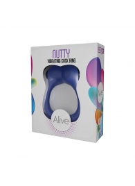 Синее эрекционное виброкольцо Nutty - Adrien Lastic - в Бердске купить с доставкой