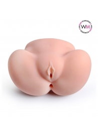 Реалистичный мастурбатор с двумя функциональными отверстиями - Erowoman-Eroman - в Бердске купить с доставкой