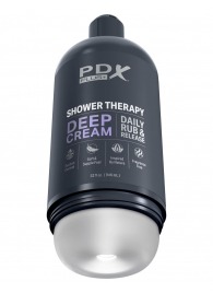 Мастурбатор в бутылке Shower Therapy Deep Cream - Pipedream - в Бердске купить с доставкой