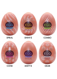 Набор из 6 мастурбаторов-яиц Tenga Egg Variety Pack V - Tenga - в Бердске купить с доставкой