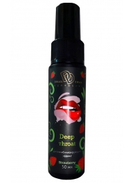 Спрей для горла Deep Throat с десенсибилизирующим эффектом и вкусом клубники - 50 мл. - БиоМед - купить с доставкой в Бердске