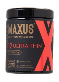 Ультратонкие презервативы MAXUS Ultra Thin - 12 шт. - Maxus - купить с доставкой в Бердске