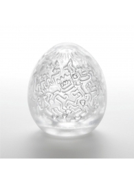 Мастурбатор-яйцо Keith Haring EGG PARTY - Tenga - в Бердске купить с доставкой