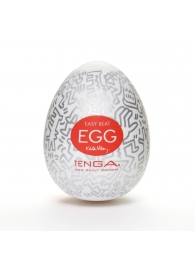 Мастурбатор-яйцо Keith Haring EGG PARTY - Tenga - в Бердске купить с доставкой