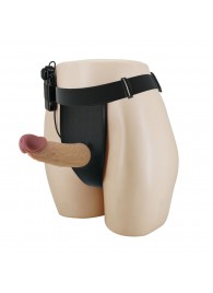 Полый вибрострапон на регулируемых трусиках Draven - 17,5 см. - Baile - купить с доставкой в Бердске