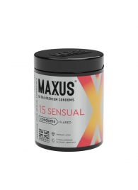 Анатомические презервативы MAXUS Sensual - 15 шт. - Maxus - купить с доставкой в Бердске