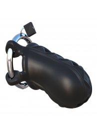 Черный замок верности Extreme Silicone Cock Blocker - Pipedream - купить с доставкой в Бердске