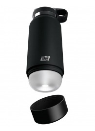 Черный мастурбатор в виде бутылки Fap Flask - Pipedream - в Бердске купить с доставкой