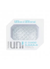 Прозрачный мастурбатор-стимулятор Tenga Uni Diamond - Tenga - в Бердске купить с доставкой