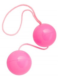 Розовые вагинальные шарики BI-BALLS - Toyfa Basic