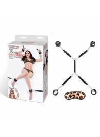 Леопардовая фиксация на матрас для рук и ног Classic Bedspreader - Lux Fetish - купить с доставкой в Бердске