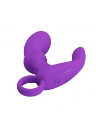 Фиолетовый вибромассажёр для массажа простаты Cayla - 11,2 см. - Baile - в Бердске купить с доставкой