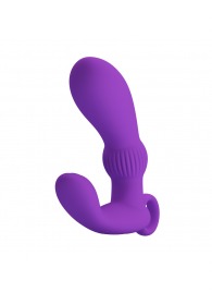 Фиолетовый вибромассажёр для массажа простаты Cayla - 11,2 см. - Baile - в Бердске купить с доставкой