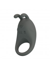 Серое эрекционное кольцо с вибрацией Master Ring - Baile - в Бердске купить с доставкой