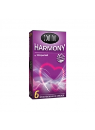 Презервативы с рёбрышками Domino Harmony - 6 шт. - Domino - купить с доставкой в Бердске