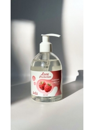 Лубрикант на водной основе Love Protection Raspberry с ароматом малины - 300 мл. - Lola Games - купить с доставкой в Бердске