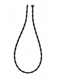 Черный уретральный массажер Glide Medium - 30 см. - Lola Games - купить с доставкой в Бердске