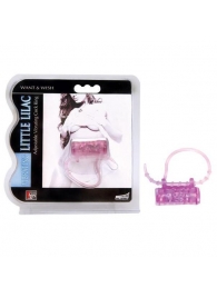 Эрекционное кольцо с вибратором LITTLE LILAC - Dream Toys - в Бердске купить с доставкой