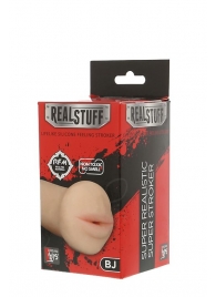 Нежный мастурбатор-ротик REALSTUFF 5INCH MASTURBATOR BJ - Dream Toys - в Бердске купить с доставкой