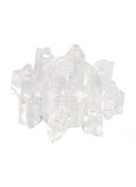 Прозрачное гелевое эрекционное кольцо-звезда - Toyfa Basic - в Бердске купить с доставкой