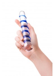 Втулка из стекла с рукояткой - 20 см. - Sexus