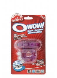 Фиолетовое эрекционное виброкольцо OWOW PURPLE - Screaming O - в Бердске купить с доставкой
