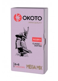 Презервативы OKOTO Mega Mix - 12 шт. - Sitabella - купить с доставкой в Бердске