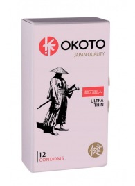 Тонкие презервативы OKOTO Ultra Thin - 12 шт. - Sitabella - купить с доставкой в Бердске