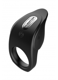 Черное эрекционное виброкольцо Vibro Lust Ring - MALESATION - в Бердске купить с доставкой