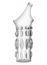 Прозрачная насадка на пенис Stretchy Studded Penis Sleeve Ring - Blush Novelties - в Бердске купить с доставкой