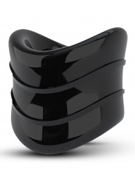 Черное эрекционное кольцо на мошонку Beef Ball Stretcher Snug X Long - Blush Novelties - в Бердске купить с доставкой