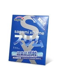 Презерватив Sagami Xtreme FEEL FIT 3D - 1 шт. - Sagami - купить с доставкой в Бердске