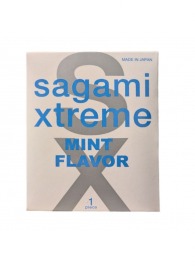 Презерватив Sagami Xtreme Mint с ароматом мяты - 1 шт. - Sagami - купить с доставкой в Бердске