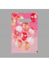 Пакет «Праздничные шары» с вырубной ручкой (20х30 см) - UPAK LAND - купить с доставкой в Бердске