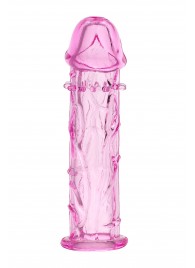 Розовая насадка фаллической формы - 12,5 см. - A-toys - в Бердске купить с доставкой
