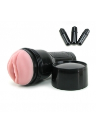 Мастурбатор-вагина Fleshlight - Vibro Pink Lady Touch с вибрацией - Fleshlight - в Бердске купить с доставкой