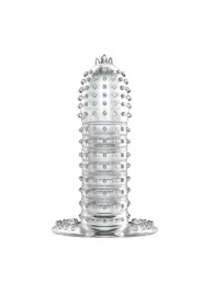 Прозрачная насадка на фаллос с закрытой головкой - 14 см. - Baile - в Бердске купить с доставкой