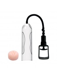 Помпа мужская со вставкой в виде вагины - 25 см. - Baile - в Бердске купить с доставкой