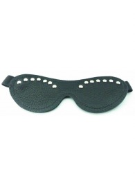 Черная маска с декором - БДСМ Арсенал - купить с доставкой в Бердске